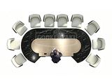 Oval Copper Teppanyaki Grill