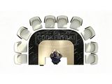 Arched Copper Teppanyaki Grill
