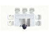 Rectangular Teppanyaki Table - 25mm quenched steel plate