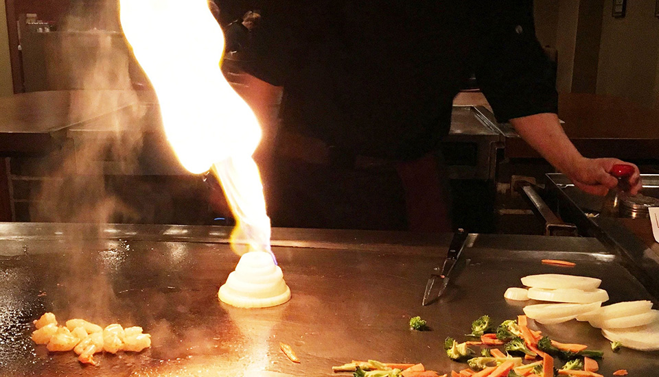 onion volcano | japanese hibachi grill for sale