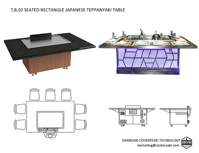 Teppanyaki Grill Table Equipment | Classification | Cookeryaki's