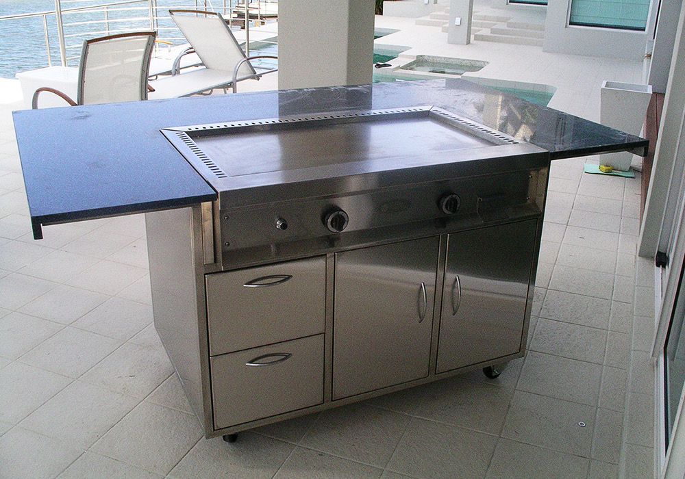 Teppanyaki Grill Table - Restaurant quality indoor or outdoor cooking at home