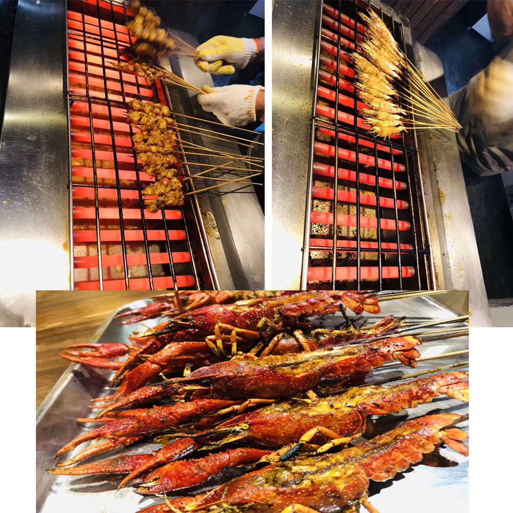 Smokeless Grill Heating And Automatic Smoke Evacuation