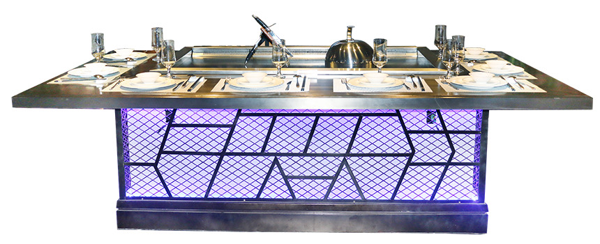 Quotation for a Rectangular Teppanyaki Set of 7 seat