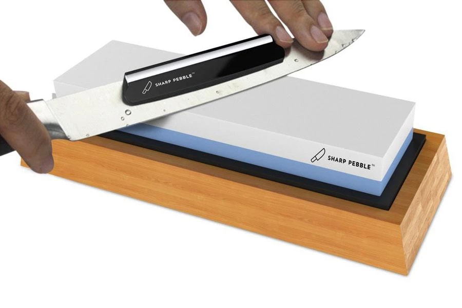 Teppanyaki chef tools - knife set and sharpening stone