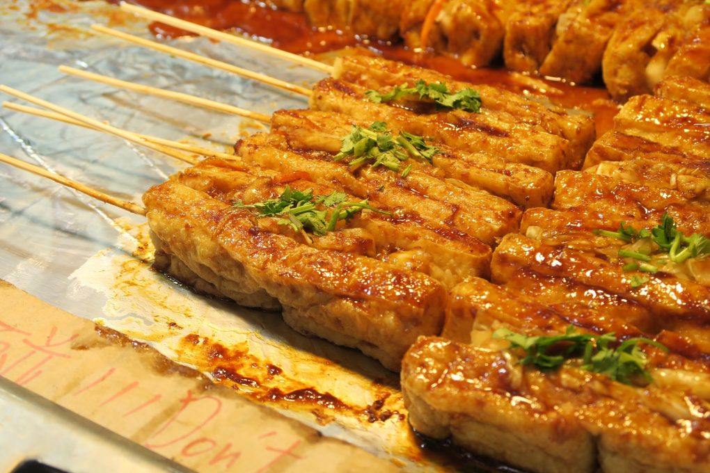 Grilled tofu Teppanyaki