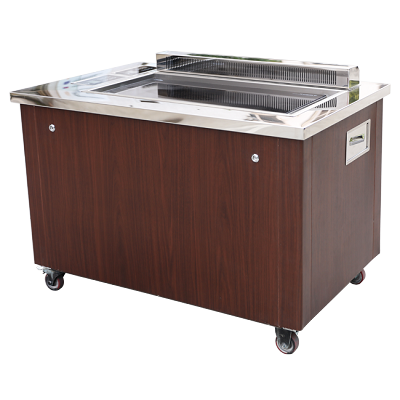 Smokeless Mobile Teppanyaki Grill Table | Prices | Features of A Lampblack Purifier