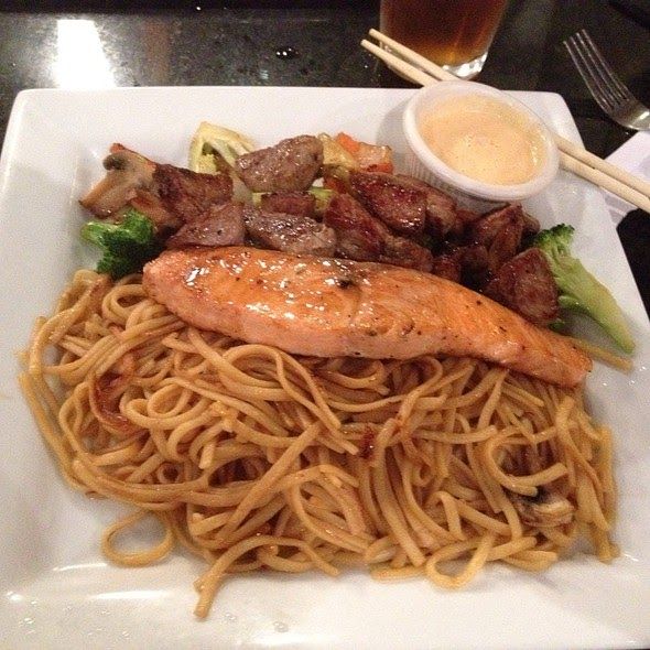 Japanese noodle recipes - Teppanyaki Hibachi beef noodles