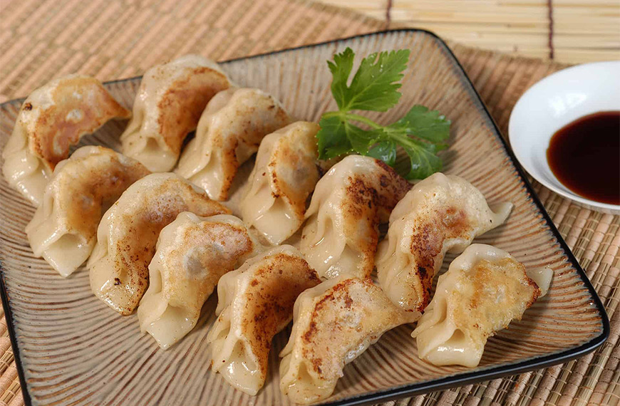 Japanese Teppanyaki Griddles Dumplings