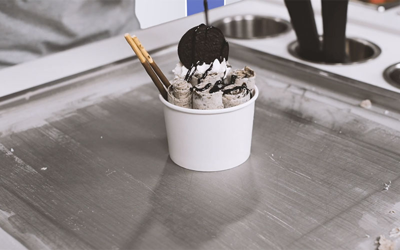 Teppanyaki Table | Teppanyaki Roll Ice Cream Recipe
