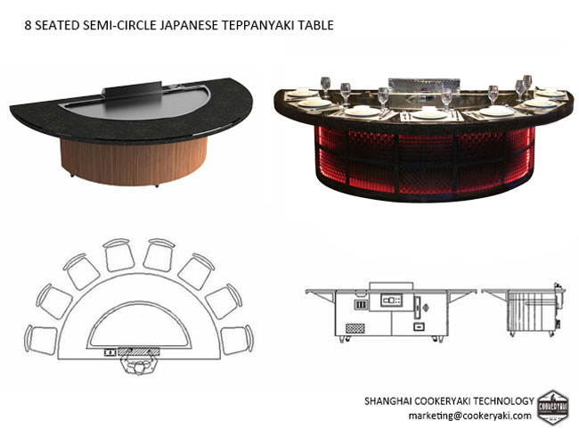 Teppanyaki Grill Table Equipment | Classification | Cookeryaki's
