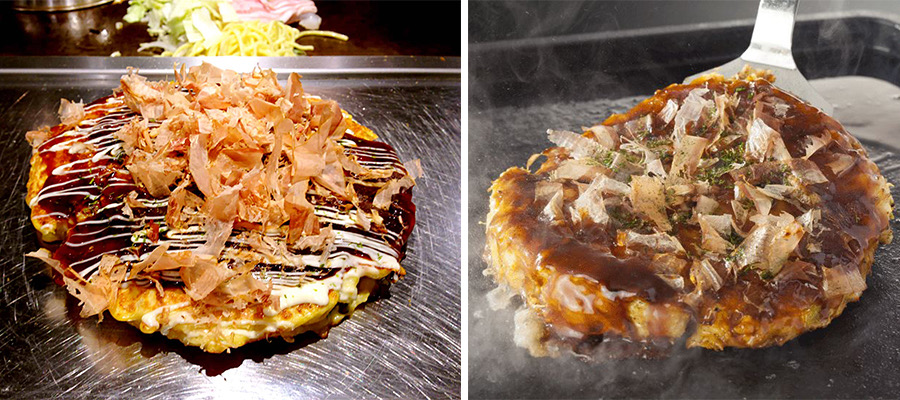 How is Okonomiyaki different from Monjayaki