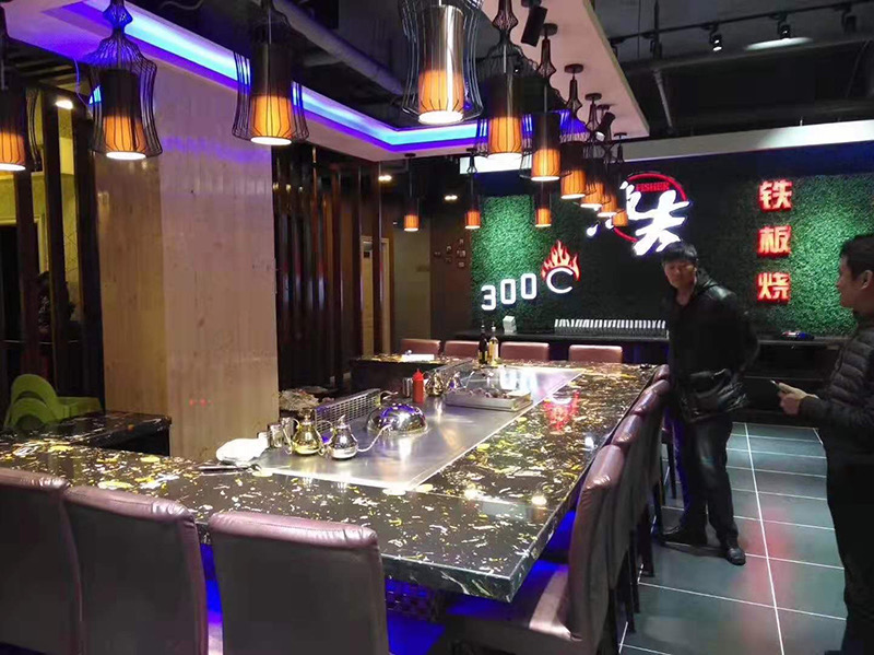 smokeless teppanyaki tables | What are the common heating methods?