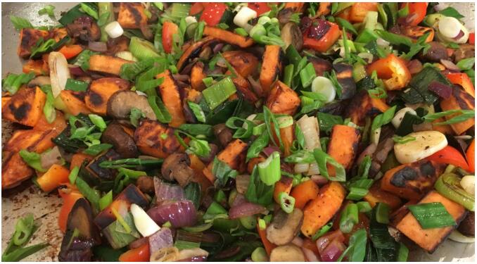 teppanyaki table for backyard | the sweet potato teabanaki hash