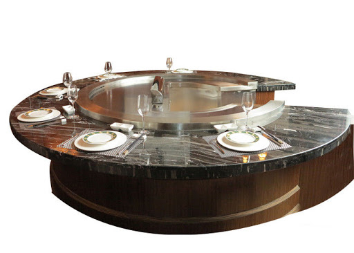Cleaning method for indoor teppanyaki grill oil fume purifier