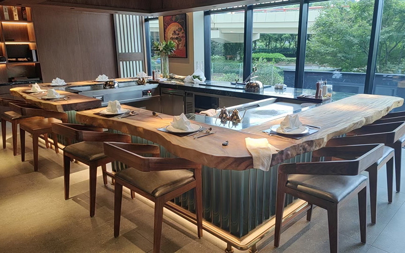 Japanese Teppanyaki Grill Table Equipment - Commercial Electric Griddle