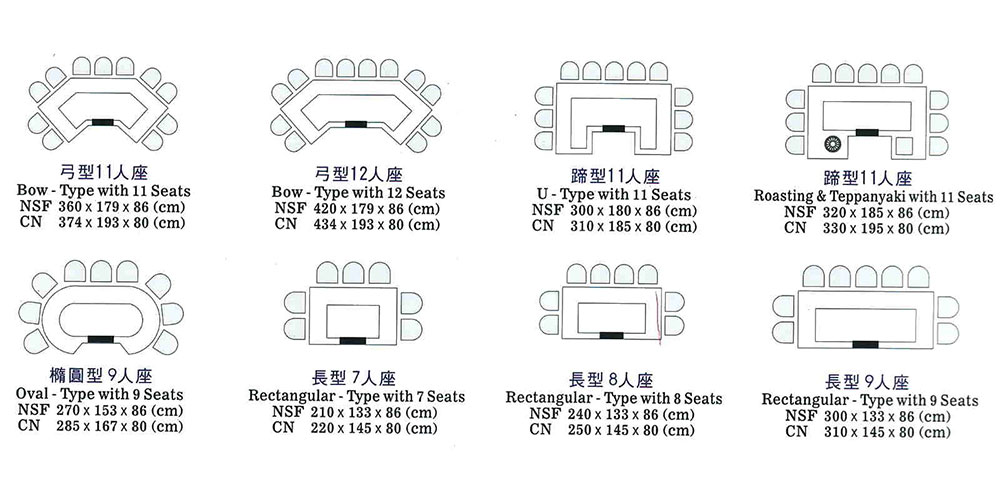 Teppanyaki equipment | Various specifications | Corresponding price