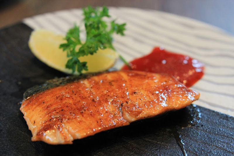 Teppanyaki And Teppanyaki Salmon