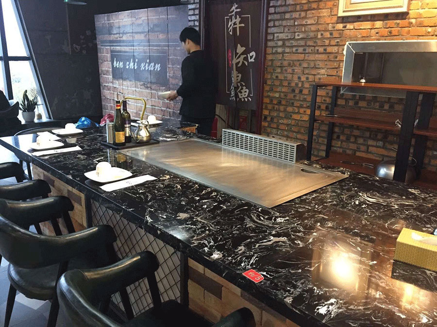 commercial teppanyaki table equipment | favored by major catering chain enterprises