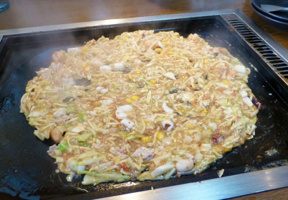2 samples of monjayaki recipes