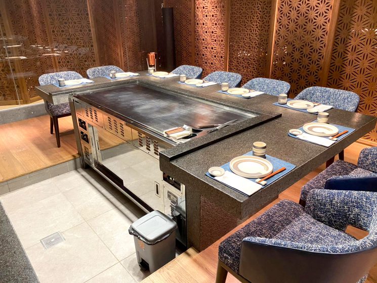 Gas Teppanyaki Griddle Equipment | Electromagnetic Energy Saving Teppanyaki