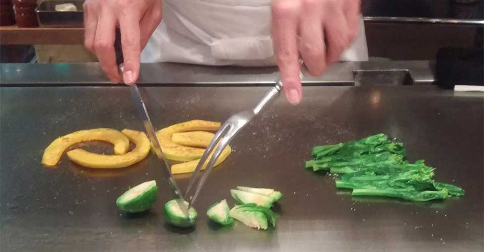 Lightly Fried Japanese Vegetable Teppanyaki