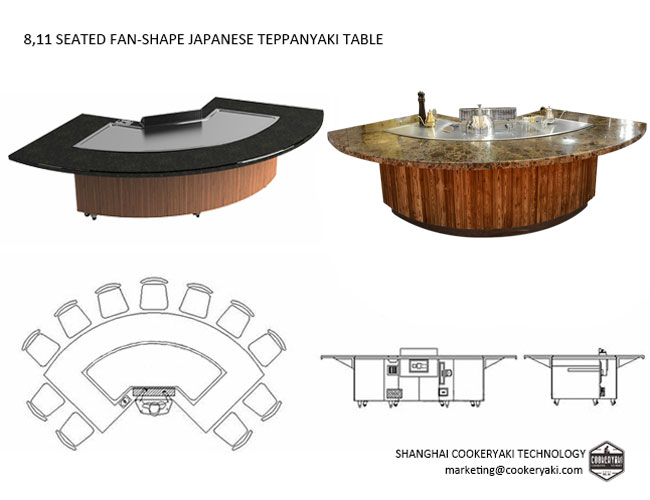 Teppanyaki Grill Table Equipment | Classification | Cookeryaki's