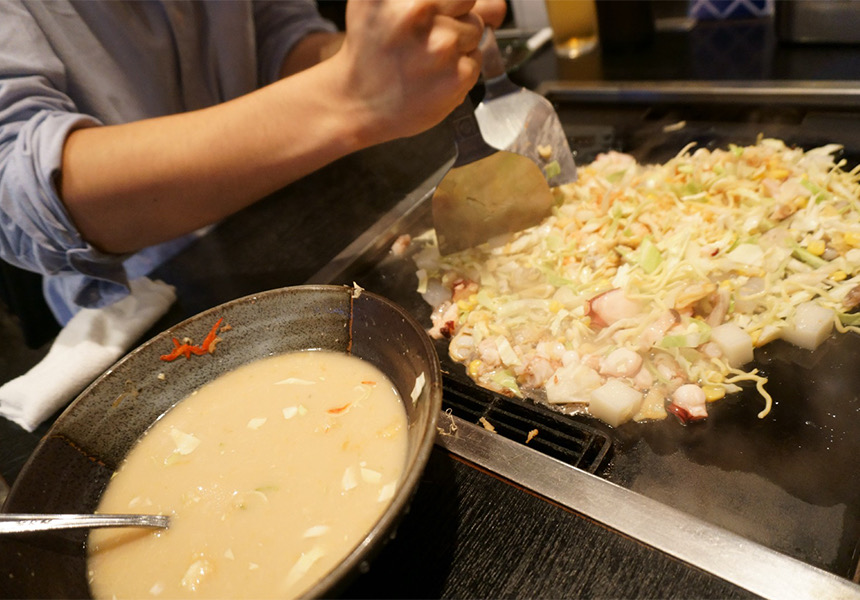 How to Cooking The Monjayaki?
