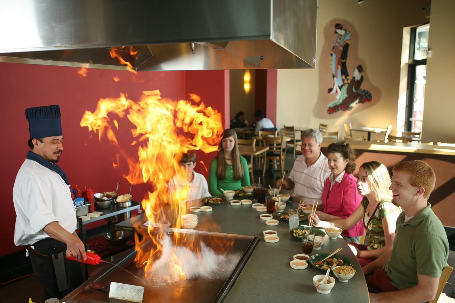 Hibachi grill table | The history of Hibachi cooking