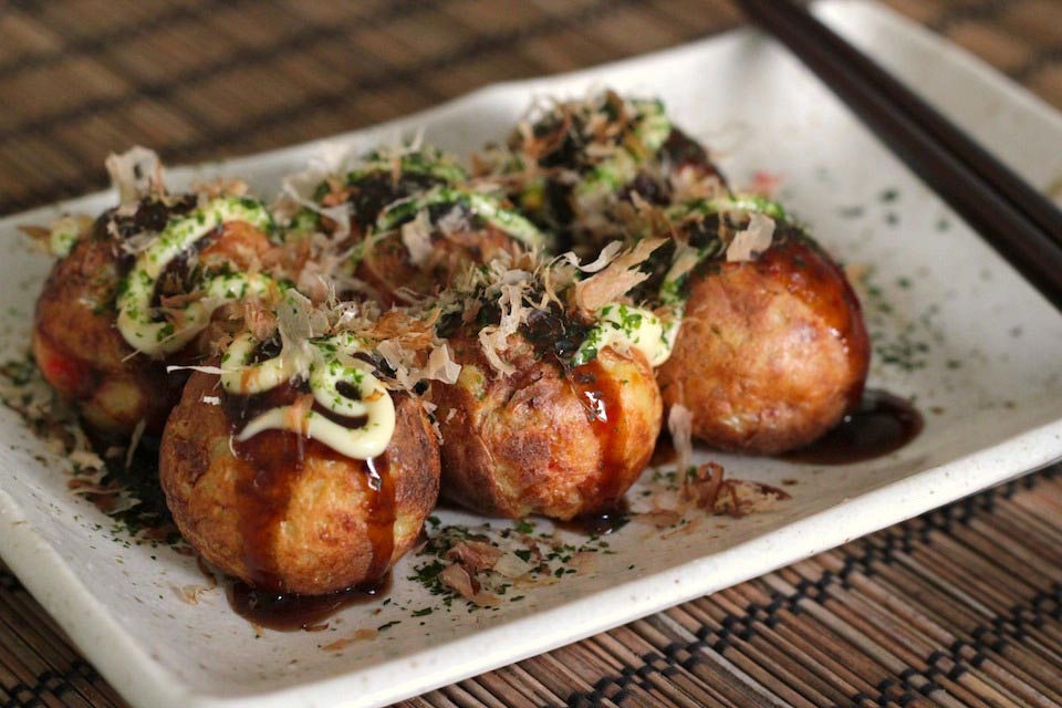 Takoyaki Recipes | Benishoga Takoyaki And Tenkasu Takoyaki