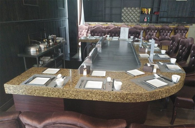 Cookeryaki Hibachi Grill Table equipment exhaust system description