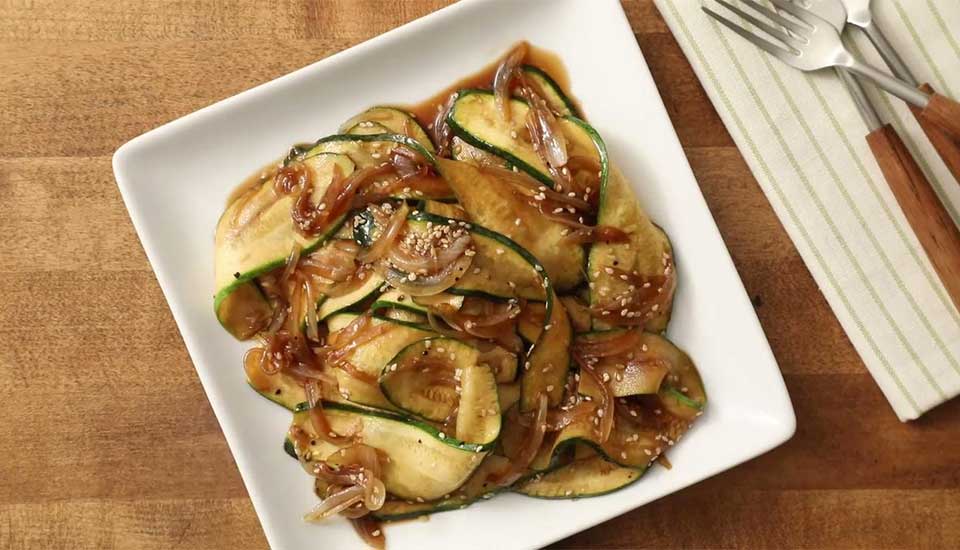 How to Grill Zucchini, Japanese Style