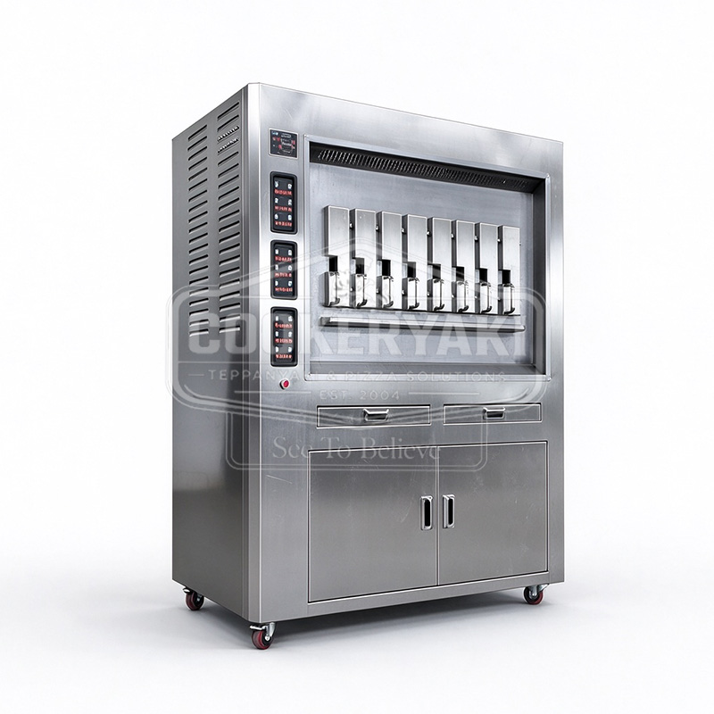 Double-Deck Electric Grilled Fish Oven, 8 Fish at a Time