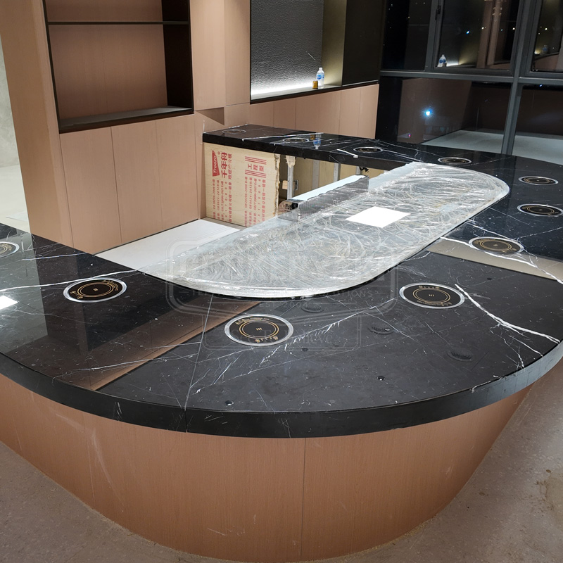 Teppanyaki Grill Table with Induction Cooker