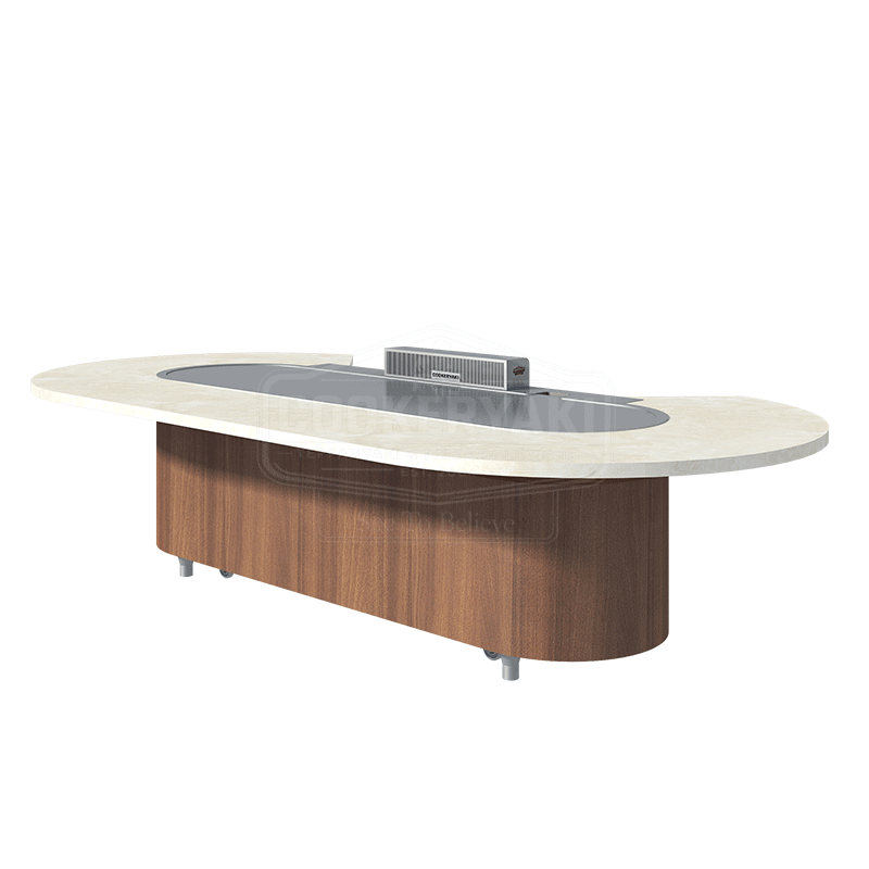 Oval Copper Teppanyaki Grill
