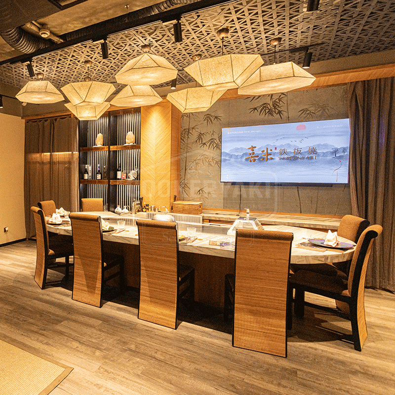 Oval Copper Teppanyaki Grill