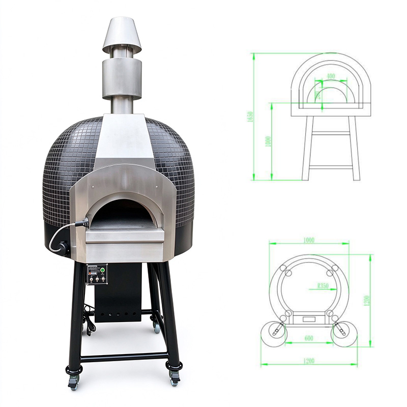 Mini Lava Rock Pizza Oven
