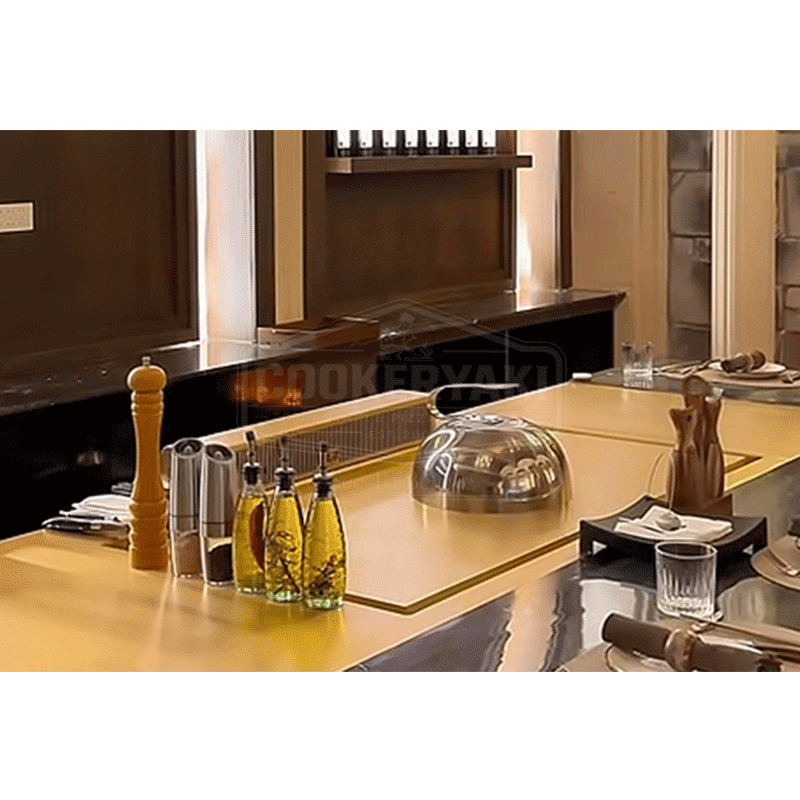 Rectangular Copper Teppanyaki Grill