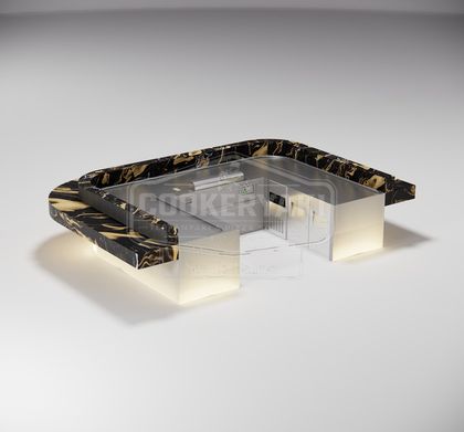 Arched Teppanyaki Grill Table 4