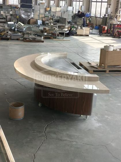 Semicircular Teppanyaki Grill Table 15