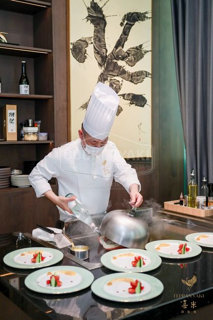 Teppanyaki Grill Table for Restaurants 5