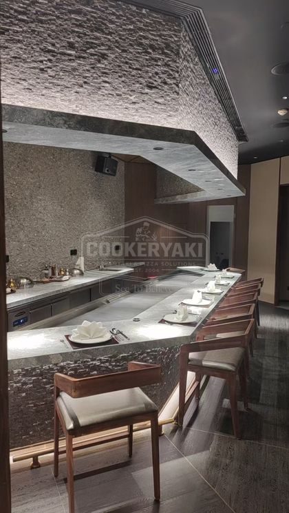 Rectangular Teppanyaki Grill Table 170