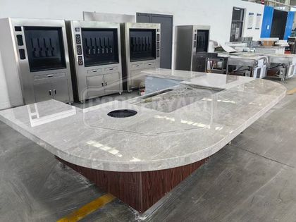 Rectangular Teppanyaki Grill Table 164
