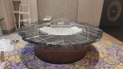 Round Teppanyaki Table for Restaurants 11