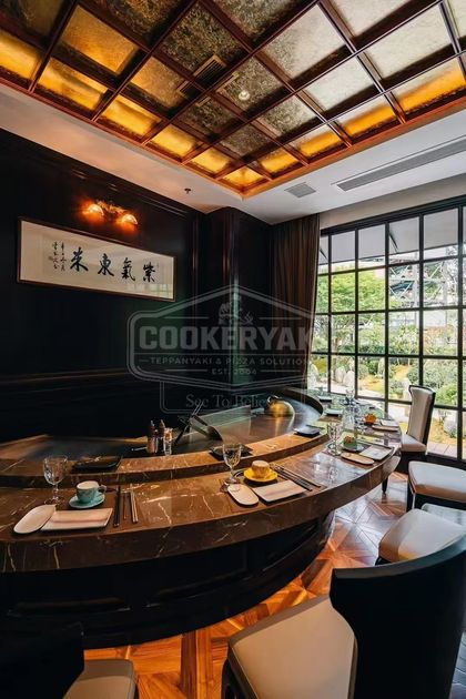 Semicircular Teppanyaki Grill Table 24