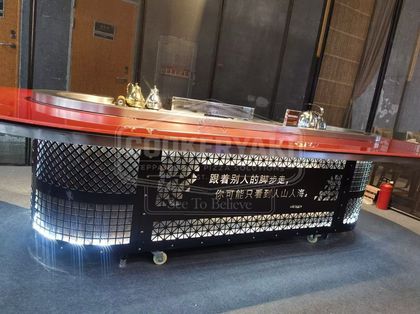 Oval Teppanyaki Grill Table