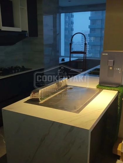 Teppanyaki Grill Table for Home Kitchens 14