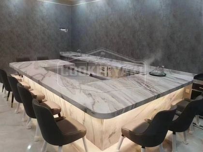 Rectangular Teppanyaki Table for Clubs 15