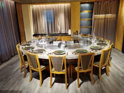 Round Teppanyaki Table for Restaurants 12