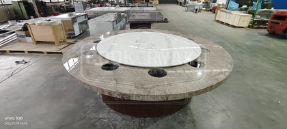 Round Teppanyaki Grill Table 2